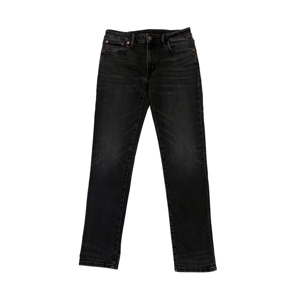 AMERICAN EAGLE Airflex+ Slim Fit Jeans Black Mens 32x32 Stretch Denim
